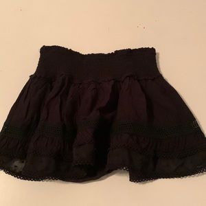 KatieJ black pattered skirt